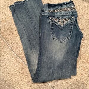 Miss Me Blue Boot Cut Jeans Classic Style